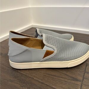 Women's Gray Slip-On Shoes